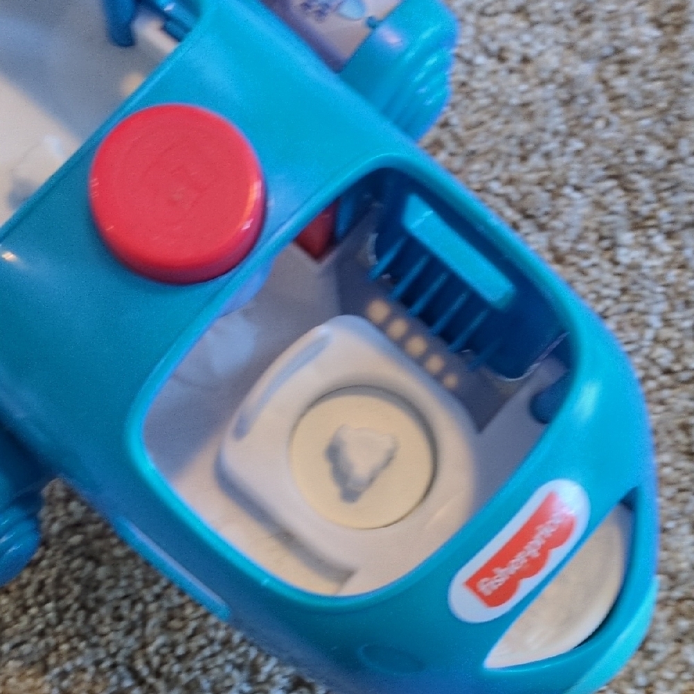 Fisher-Price Sky Blue Airplane Toy - Picture 3 of 6